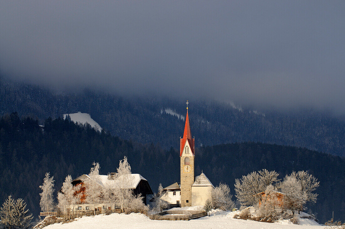 Sankt Sigmund Church, Hochpuster Valley, South Tyrol, Italy