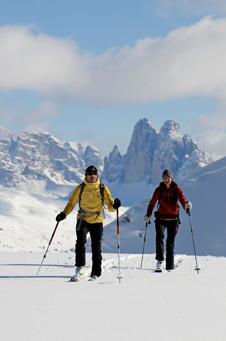 Ski Tour, Grosser Jaufen, Pragser Valley, Hochpuster Valley, South Tyrol, Italy, model released