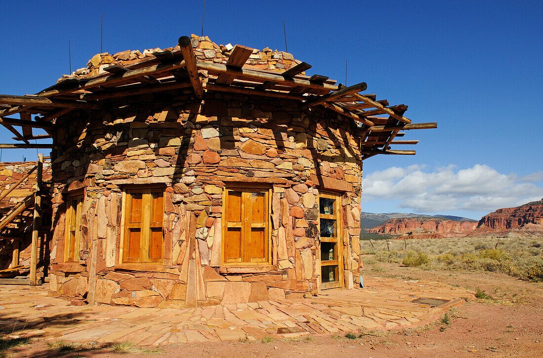 Torrey Kiva, Steinhaus, Capitol Reef National Park, Utah, USA