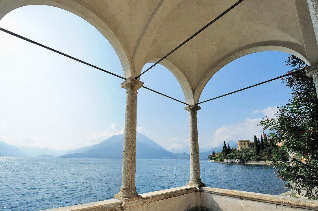 Pavilion at Lake Como, Varenna, Lombardy, Italy