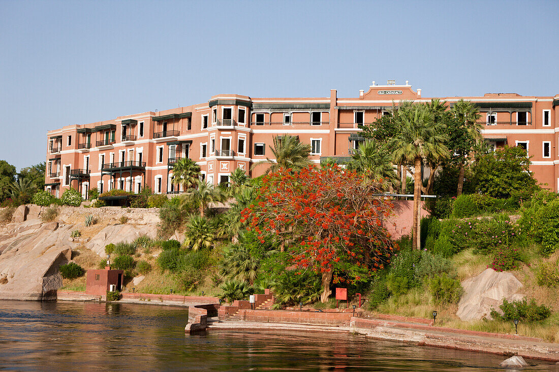 Traditional Hotel Old Cataract at Nile River, Aswan, Egypt