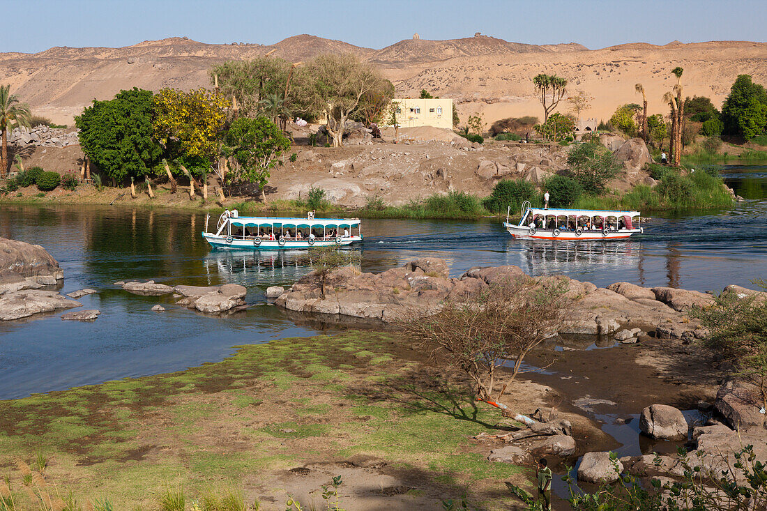 Kataraktlandschaft Nil, Assuan, Ägypten
