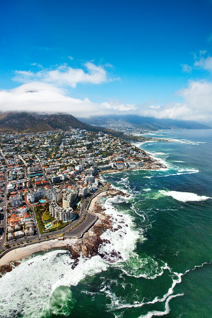 Aerial view of Cape Town, Western Cape, South Africa, Africa