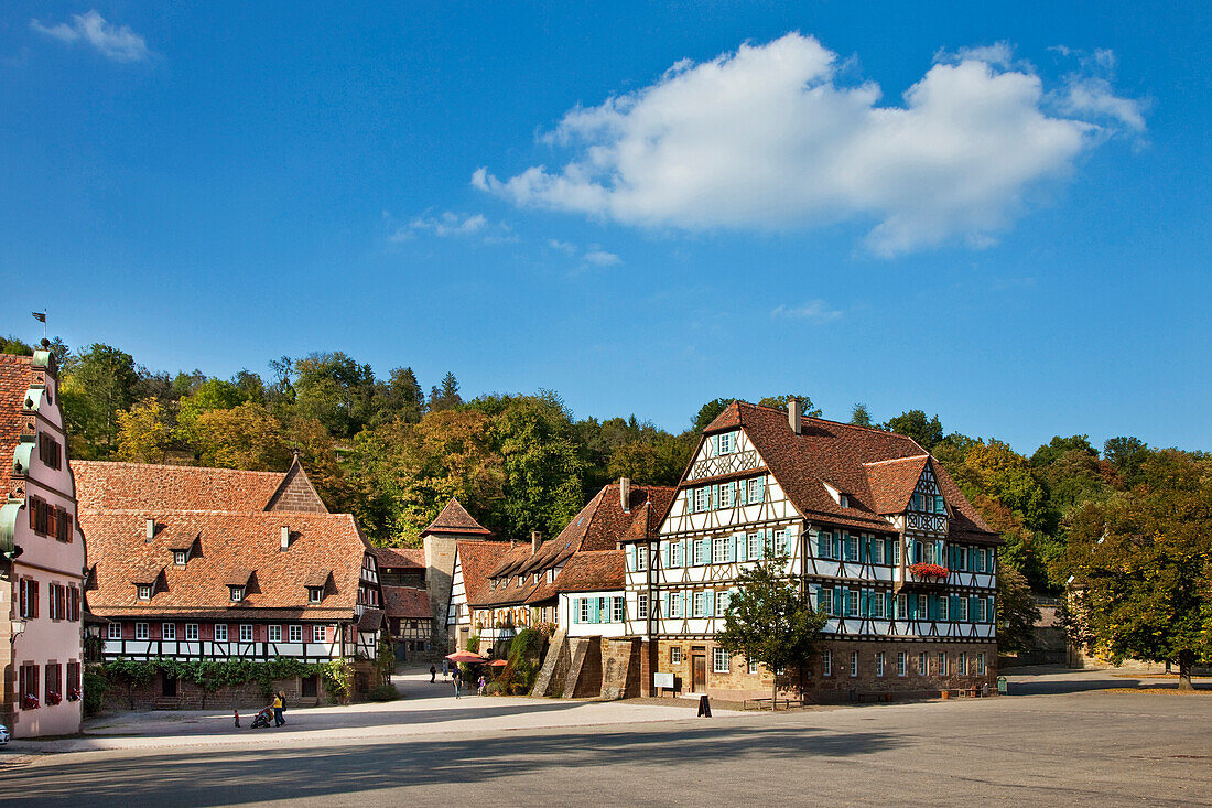Klosterhof, Zisterzienserkloster Maulbronn, Baden-Württemberg, Deutschland