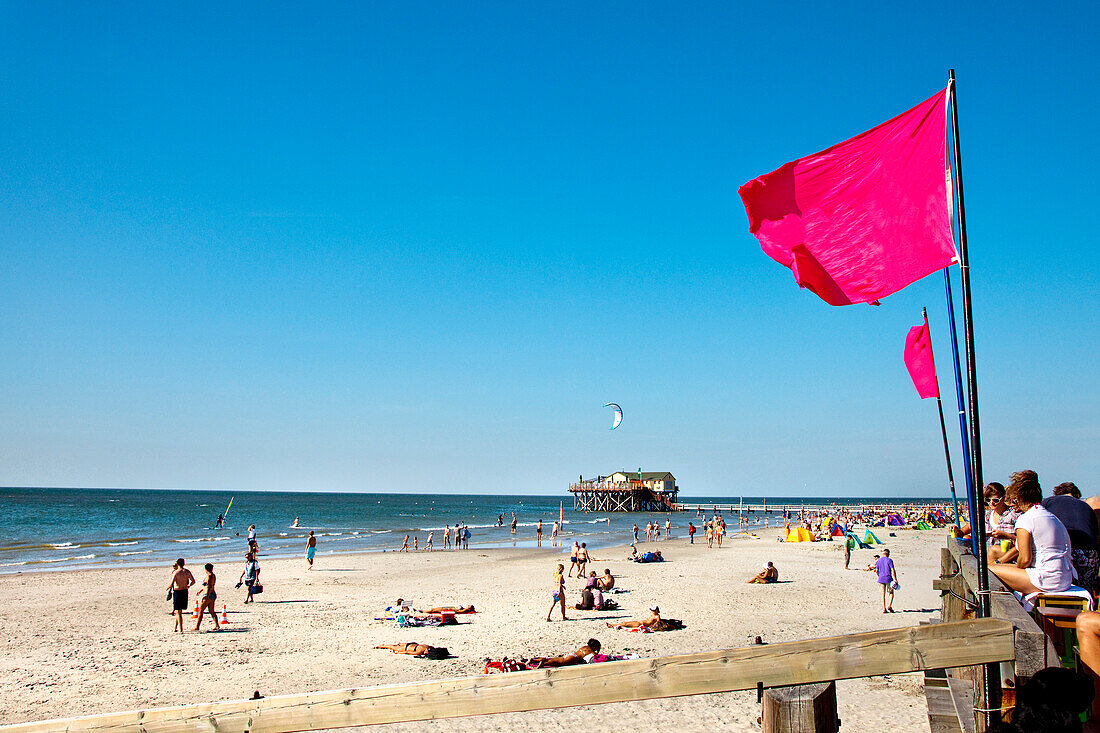 Beach, St. Peter-Ording, Schleswig-Holstein, Germany