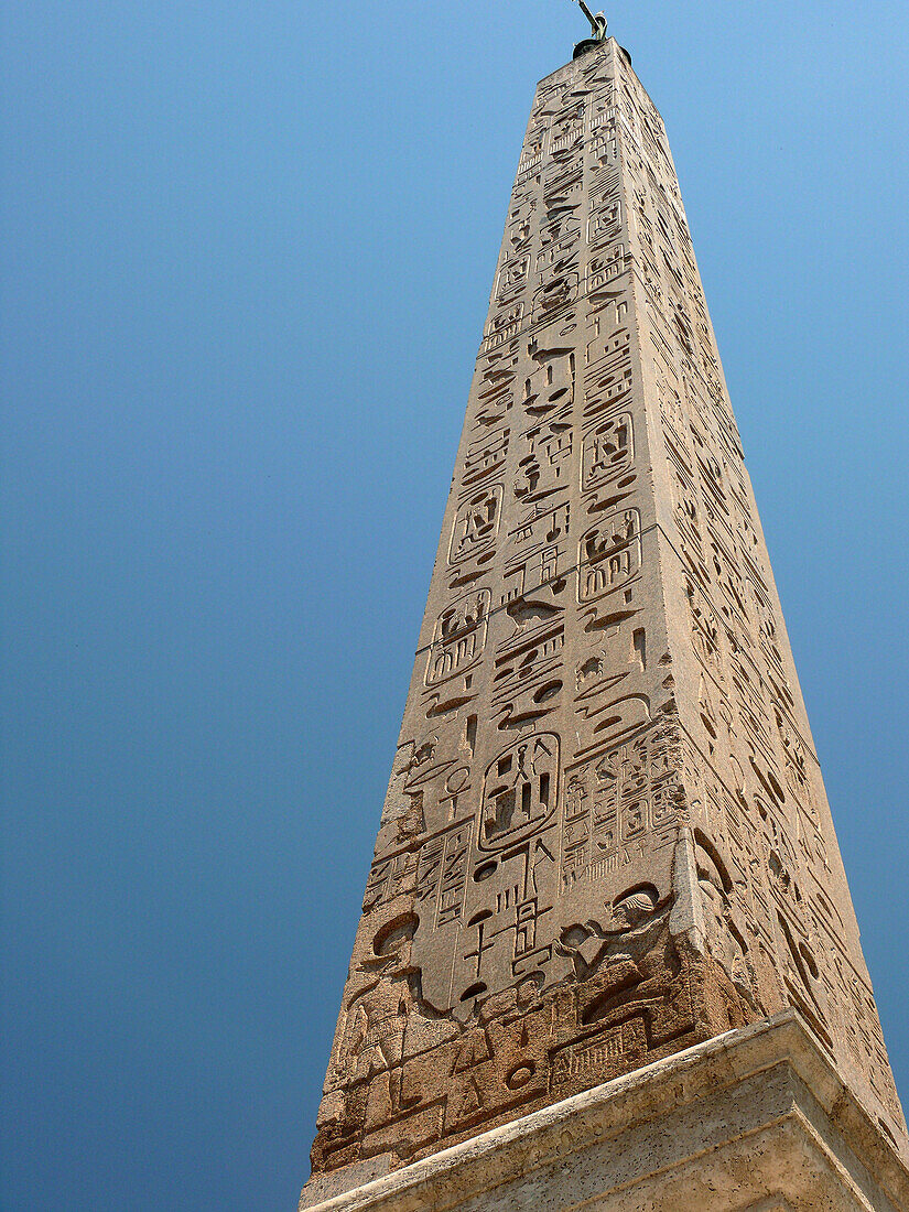 Obelisc,  Piazza di Popolo,  Rome,  Lazio,  Italy