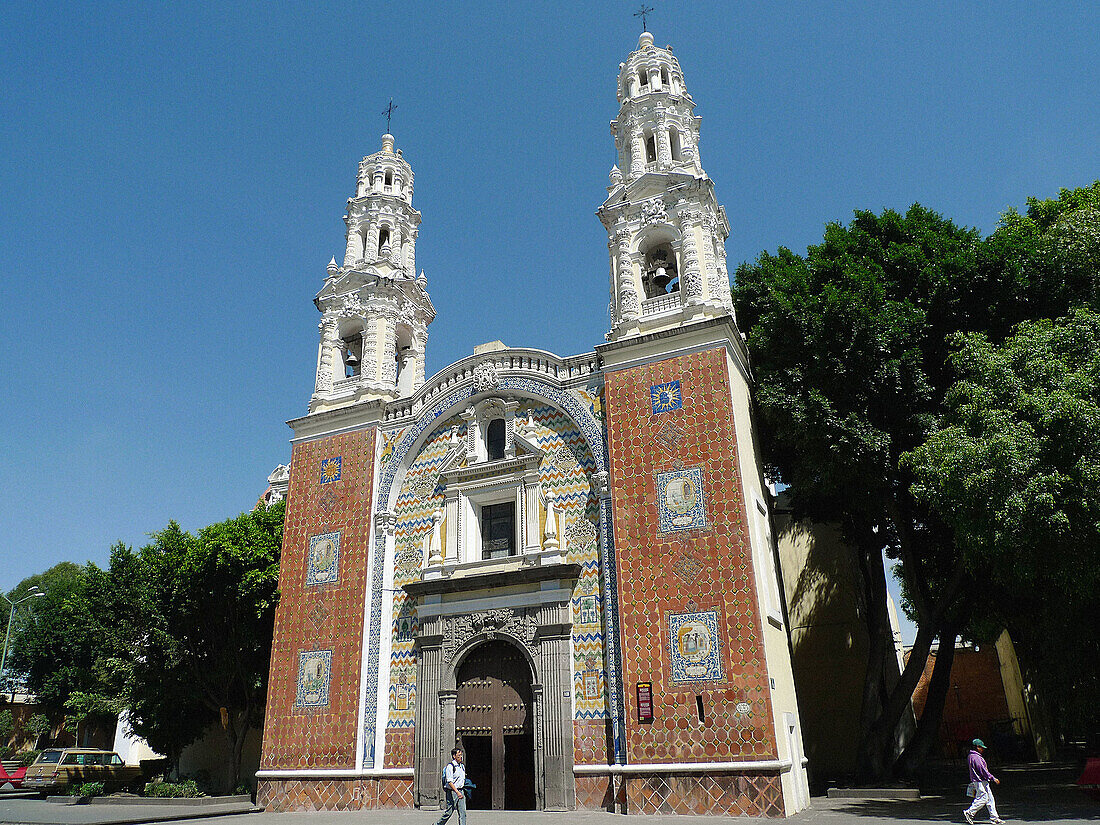 Iglesia de Guadalupe. Puebla,  México.