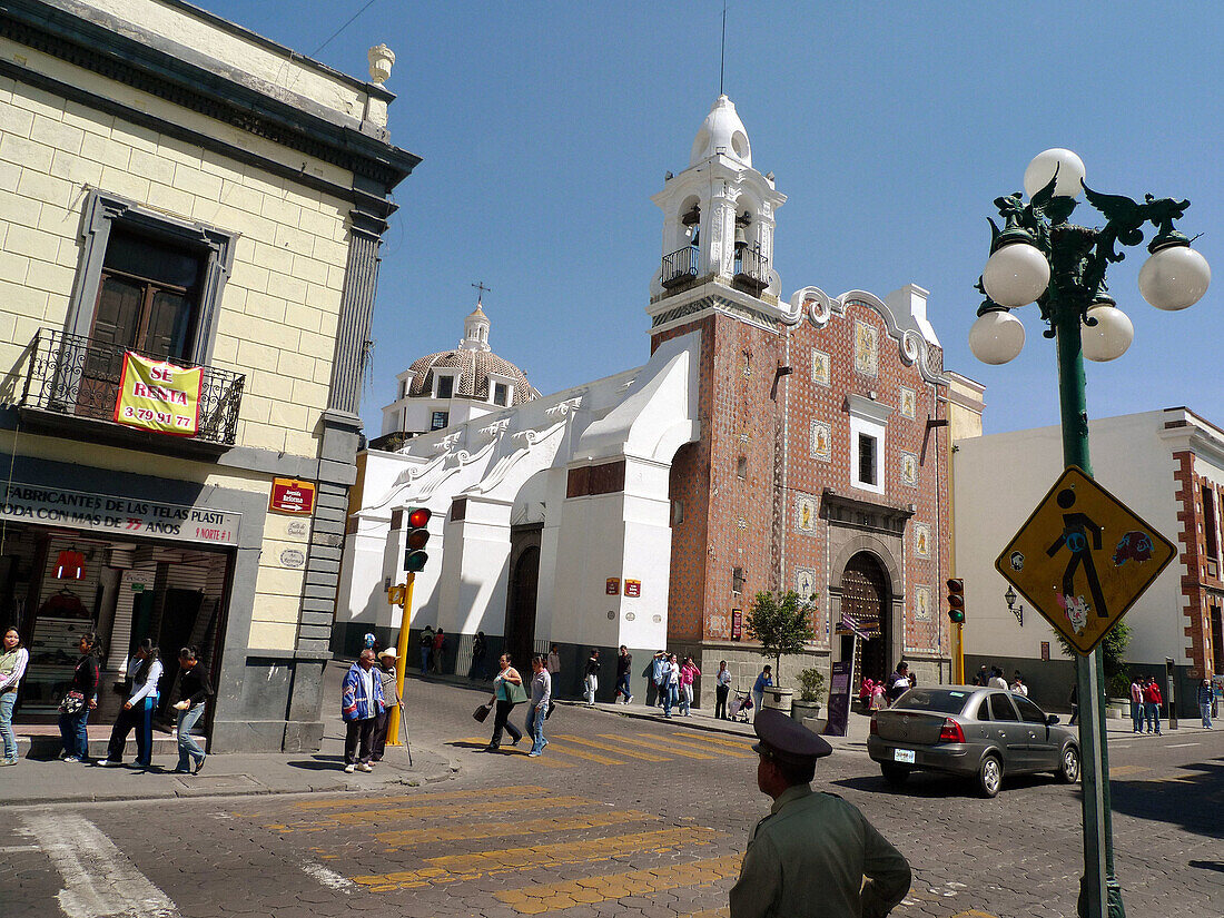 Iglesia de San Marco Evangelista. Puebla,  México.