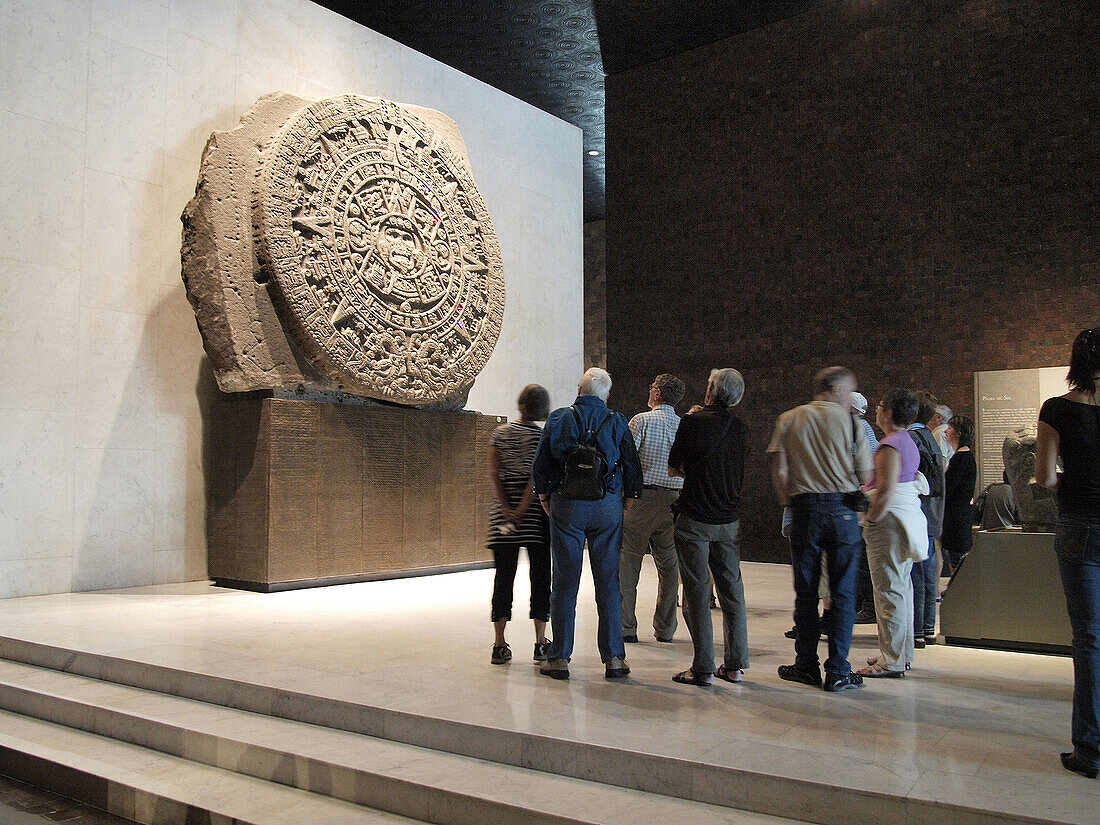 Aztec Calendar. Museo Nacional de Antropologia. Ciudad de Mexico