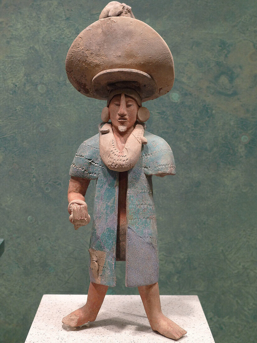Maya leader. Museo Nacional de Antropologia. Ciudad de Mexico