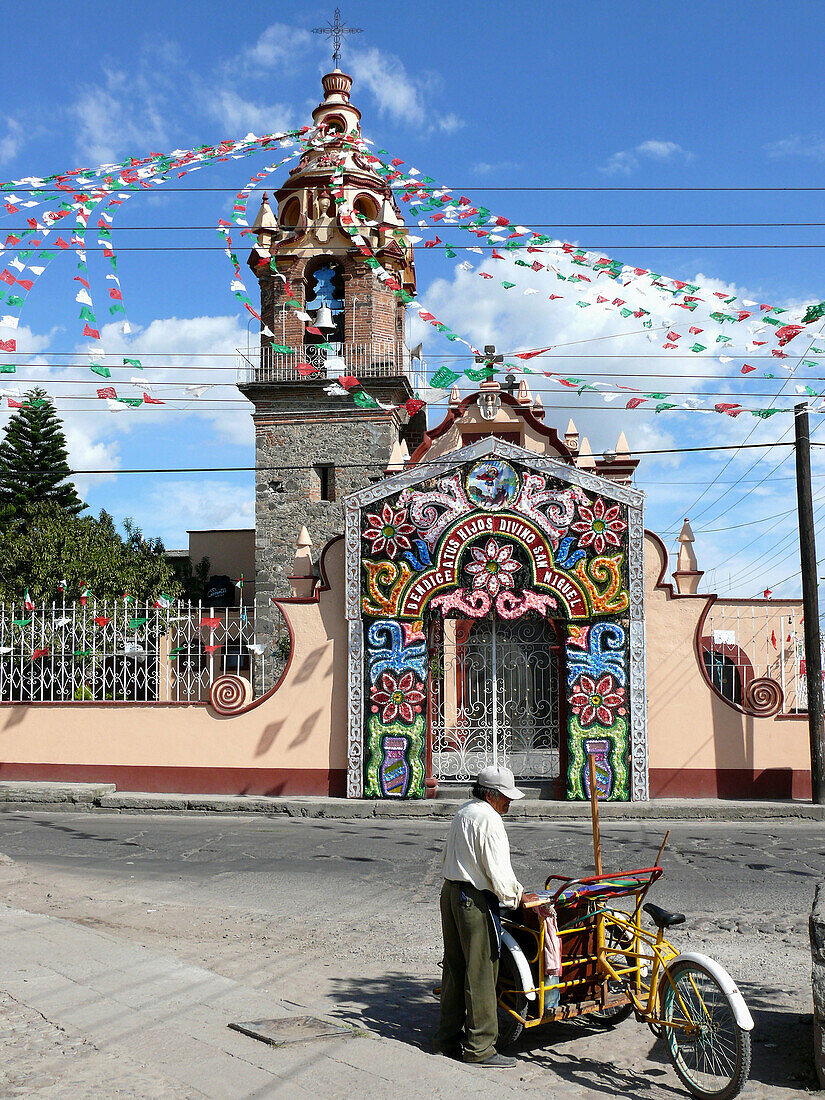 Capilla de San Miguel. Tonantzintla. México.