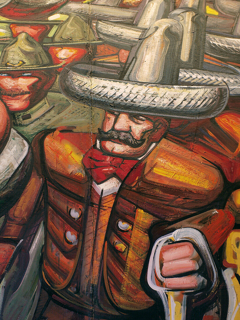 Castillo de Chapultepec Mural Paintings. Ciudad de México.