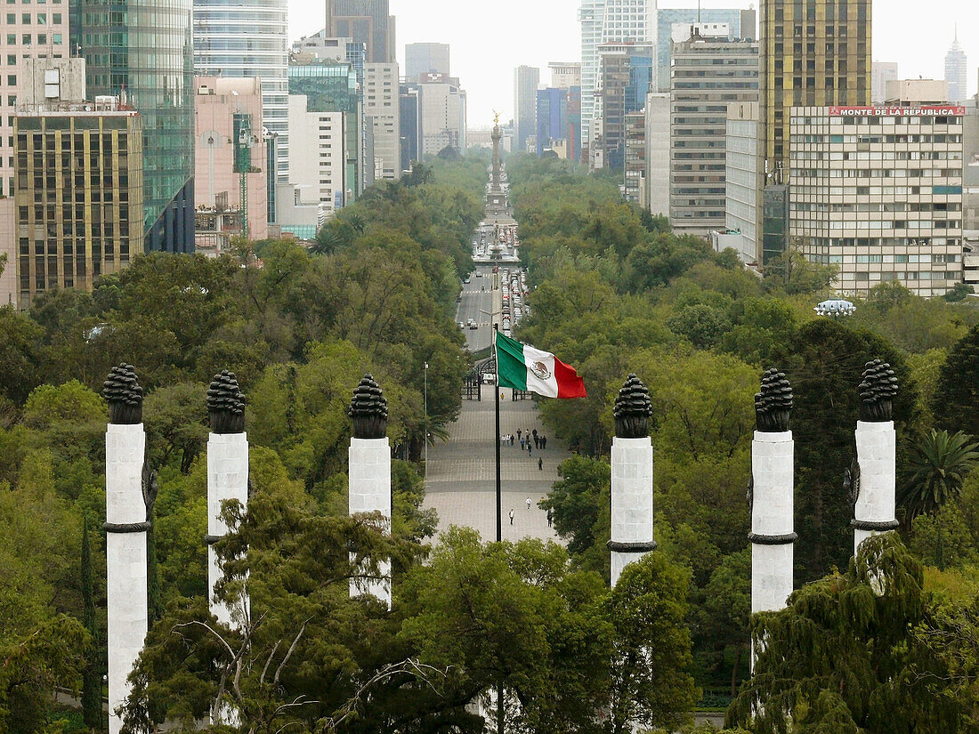 Paseo de la Reforma. Ciudad de Mexico.