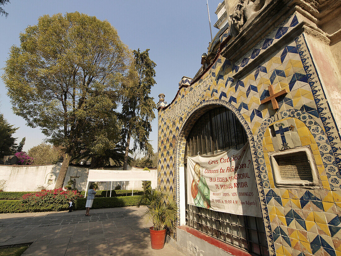 Antiguo Convento de Santa María de Los Angeles,  conocido como Convento de Churubusco hoy Museo de las Intervenciones. Ciudad de Mexico