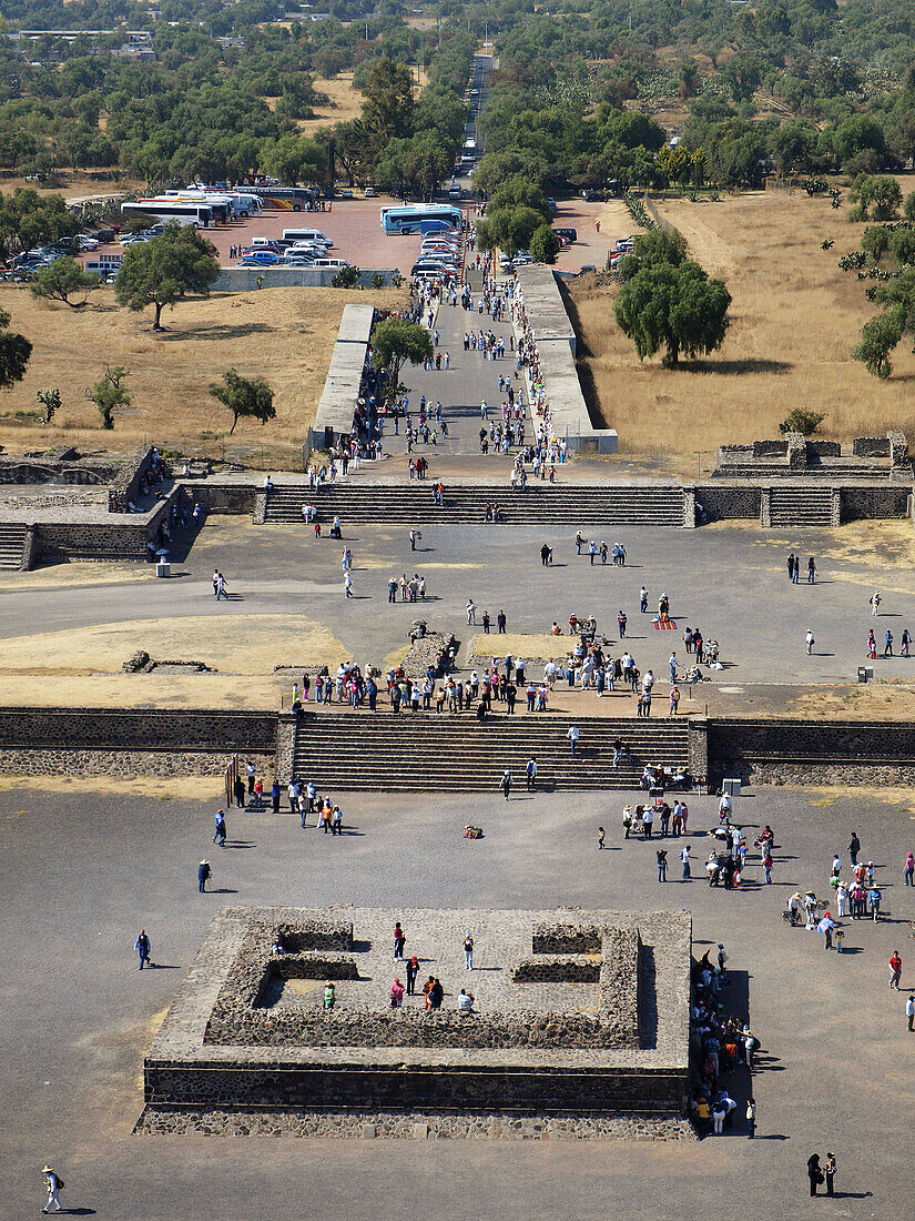 Square of the Sun. Teotihuacán. México.