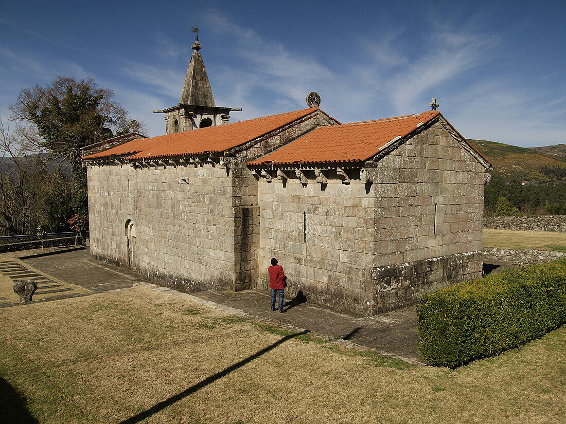Iglesia románica San Pedro de Rubiaes. Portugal.