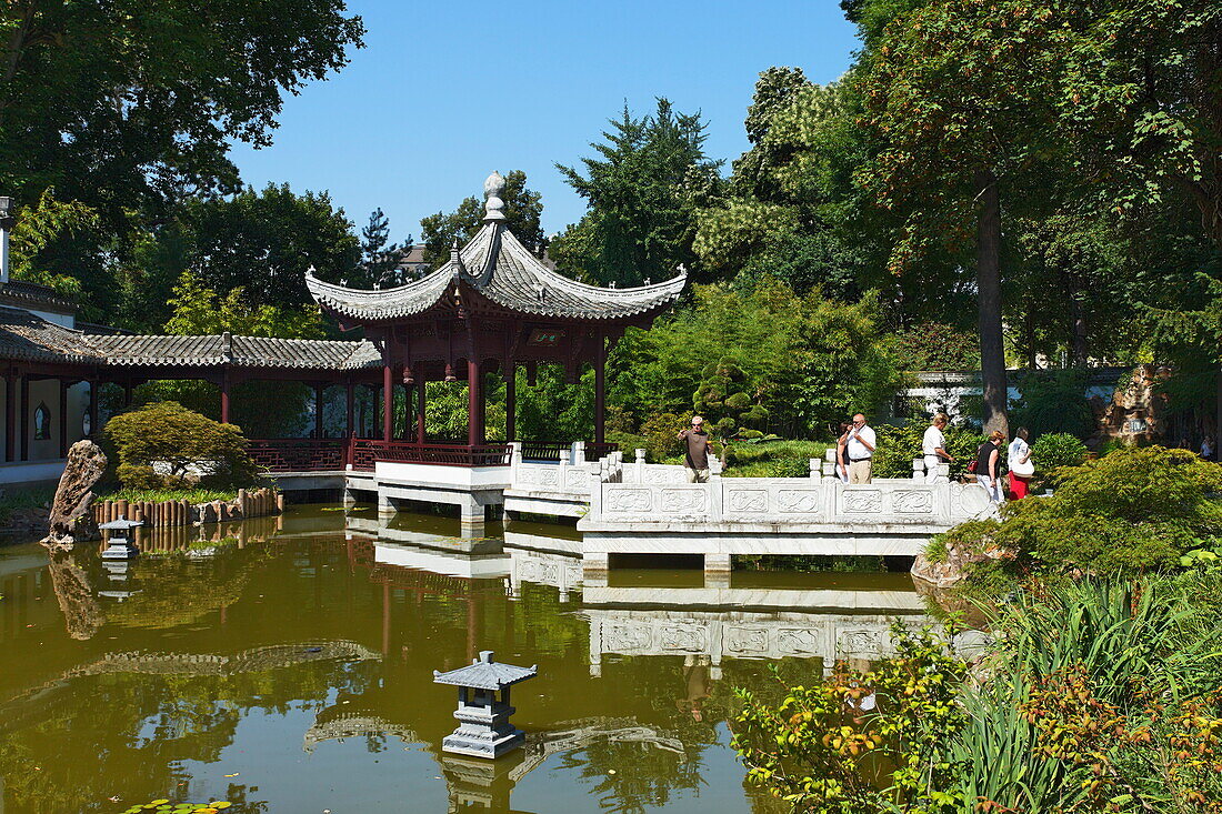 Garten des Himmlischen Friedens, Frankfurt am Main, Hessen, Deutschland