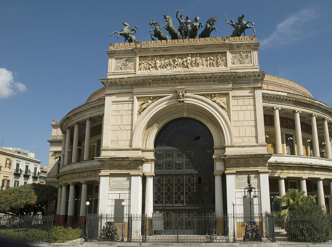 Teatro Politeama Garibaldi,  Palermo,  Sicily,  Italy