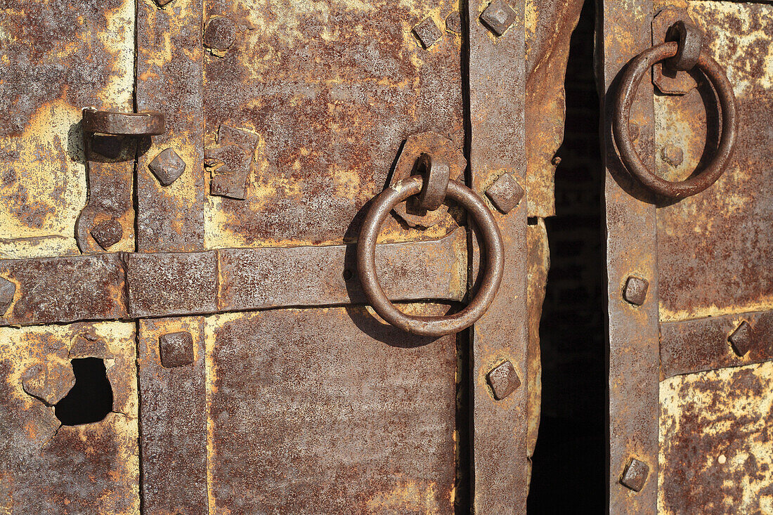 Door of rural church,  Tatarstan,  Russia