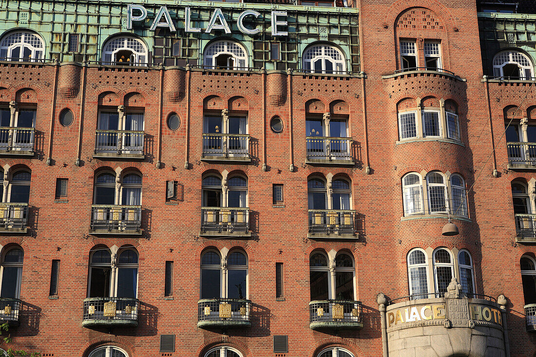 Palace Hotel (1906-1910 by architect Anton Rosen),  Copenhagen,  Denmark
