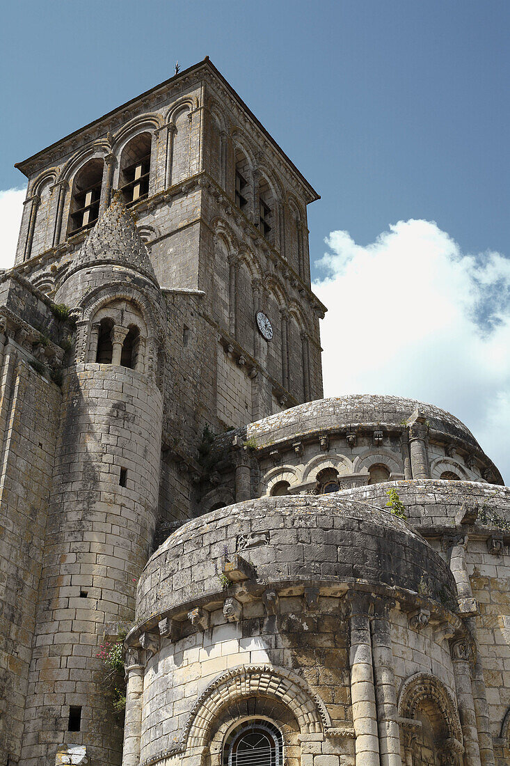 Church of Saint-Pierre (11-12 cent.),  Chauvigny,  Poitou,  France