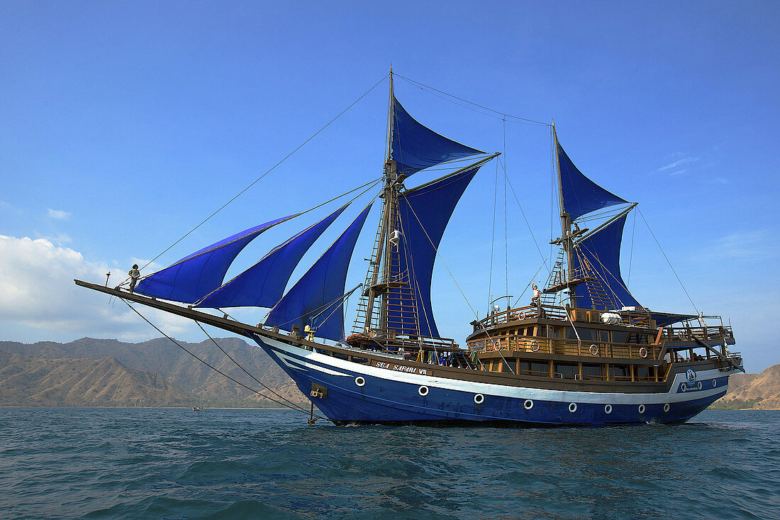 Safari ship,  E of Komodo,  Indonesia