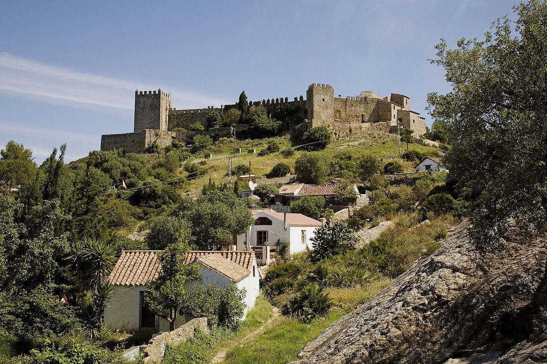 Castle,  Castellar de la Frontera. Cadiz province,  Andalucia,  Spain