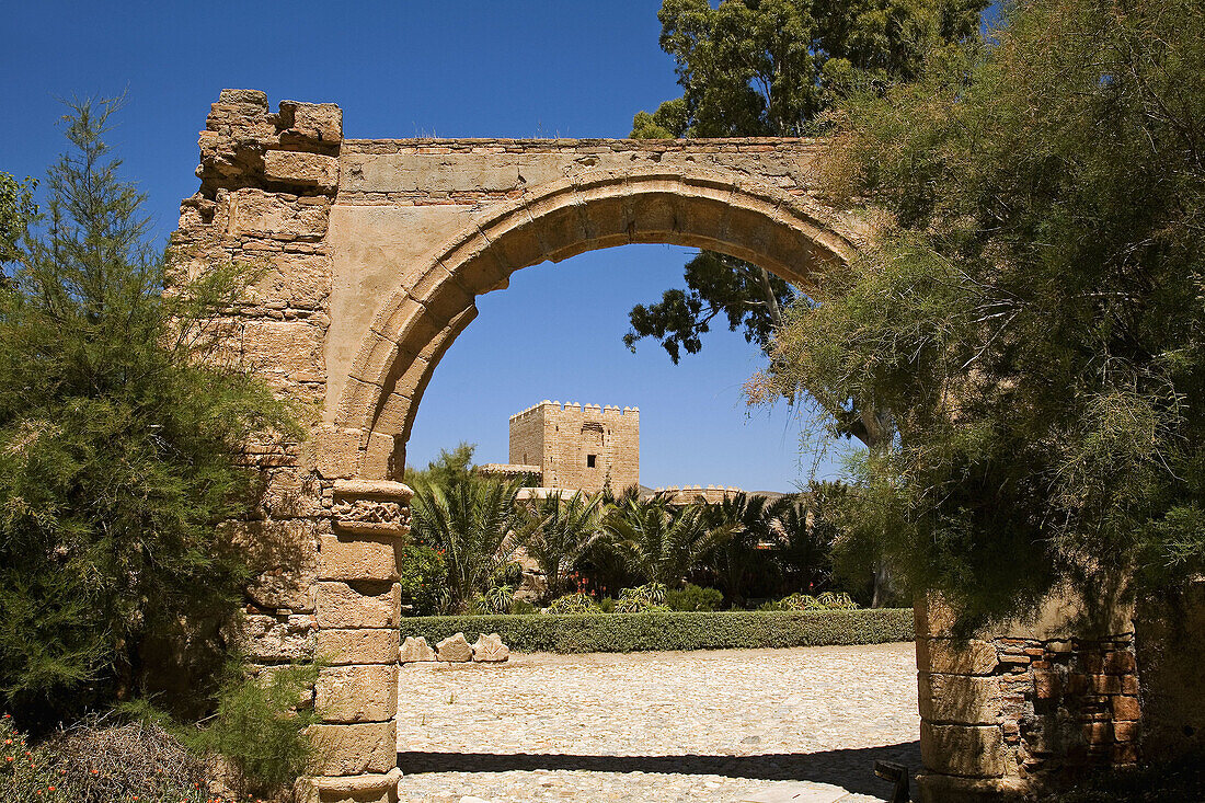 Alcazaba monumental complex,  Almeria. Andalucia,  Spain