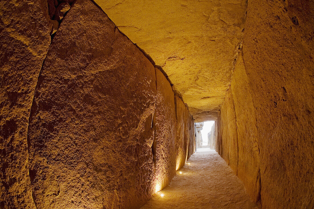 Dolmen de Viera Bronze Age burial mound,  Antequera. Malaga province,  Andalucia,  Spain