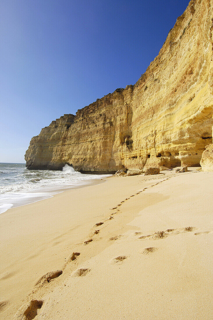 Centeanes Beach,  Carvoeiro,  Lagoa,  Algarve,  Portugal