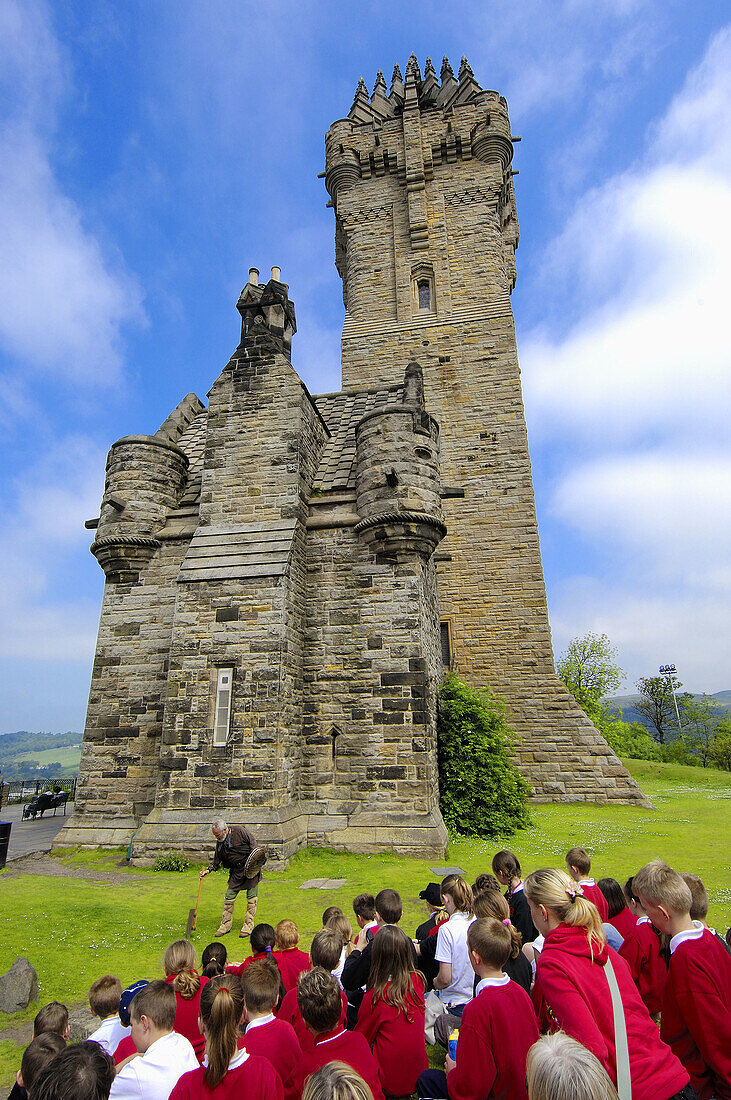 Wallace Monument Stirling Central region,  Scotland U K