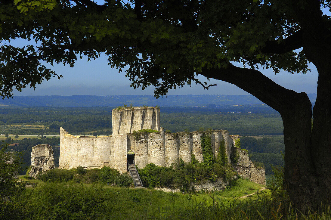 Galliard Castle Château-Gaillard,  Les Andelys Seine valley,  Normandy,  France