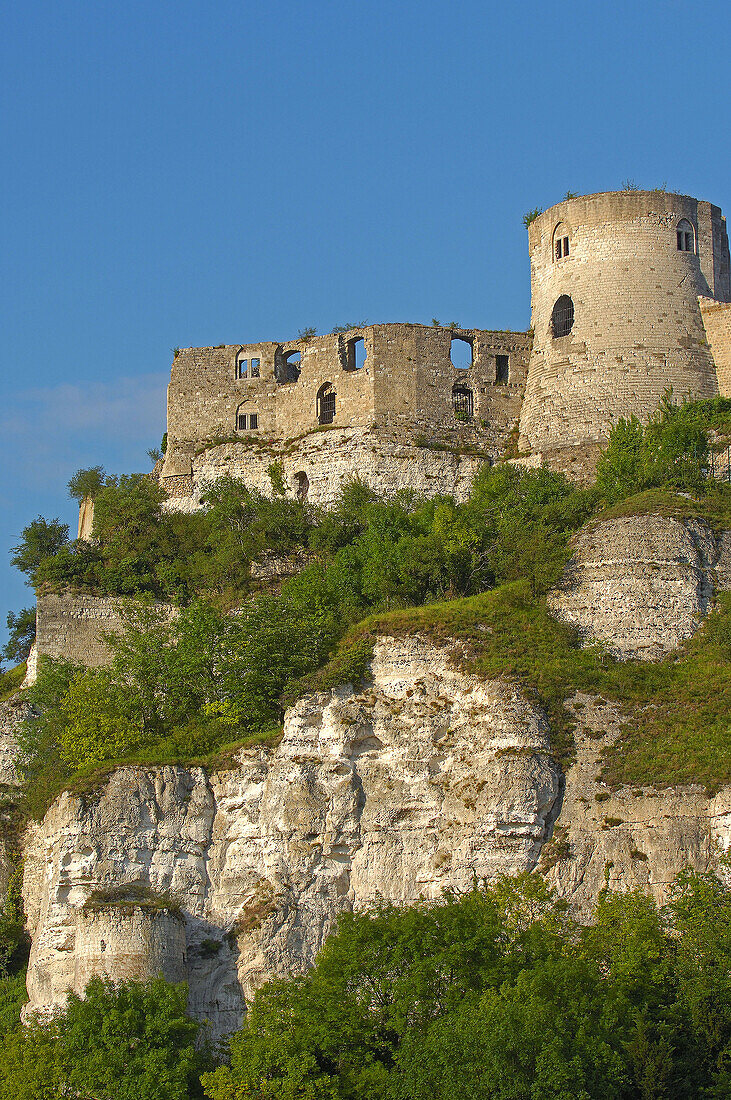 Galliard Castle Château-Gaillard,  Les Andelys Seine valley,  Normandy,  France