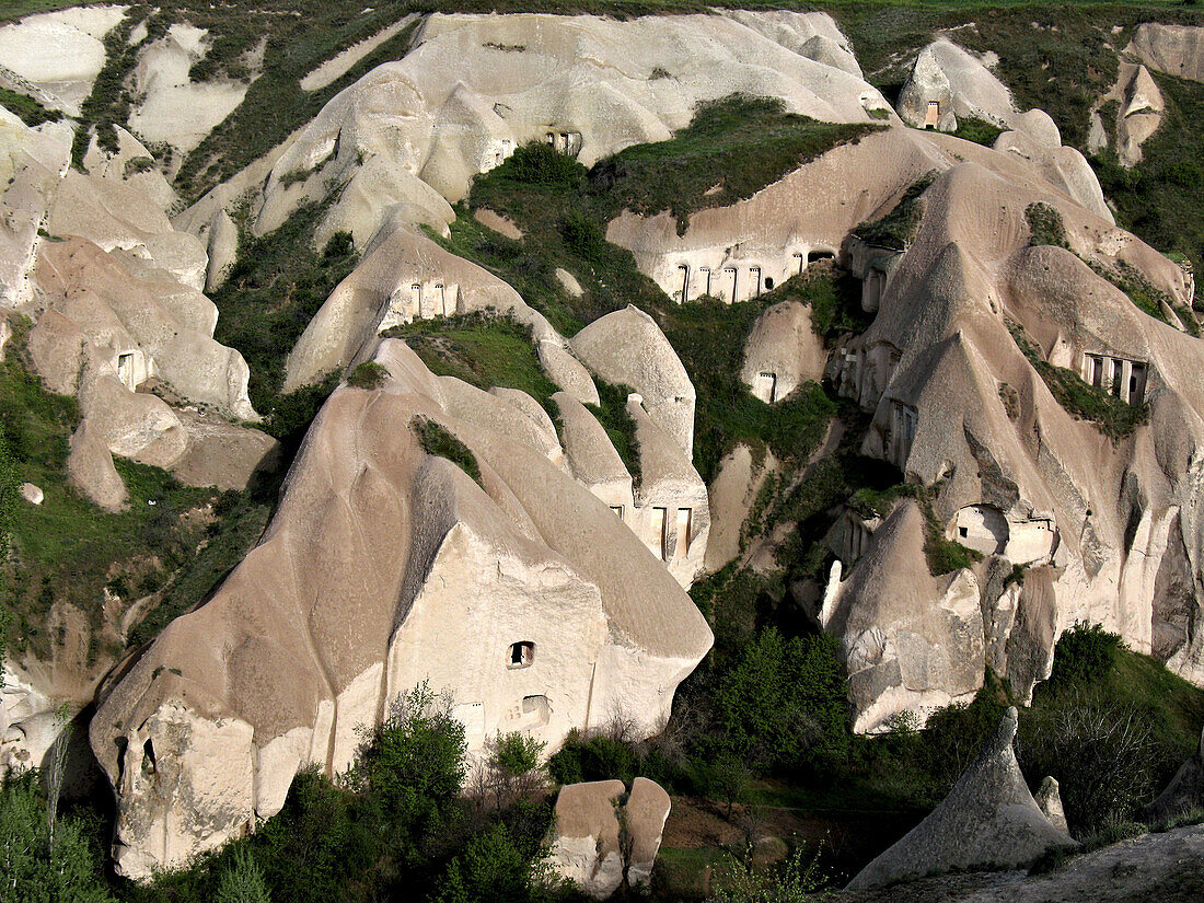 Cappidocia,  UNESCO,  World Heritage Sitehomes carved into rock formations