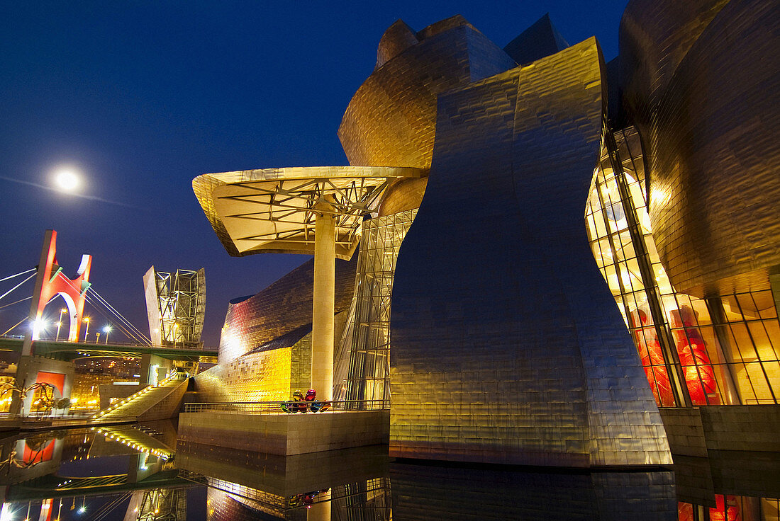 Guggenheim Museum,  Bilbao. Biscay,  Basque Country,  Euskadi,  Spain