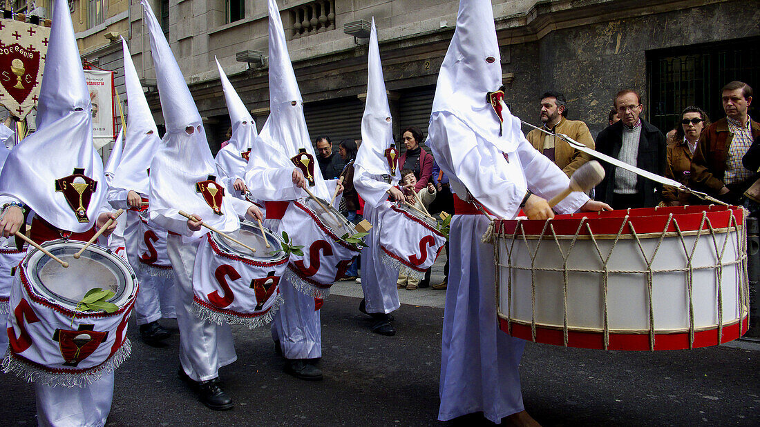 Procesiones de Semana Santa. Bilbao. País Vasco. España. Europa.