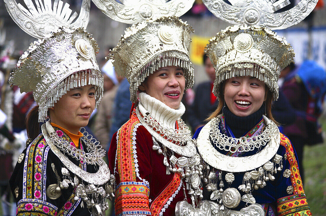 Asia, China, Color, Colour, Miao, Minority, Travel, Travels, World locations, World travel, T91-850533, agefotostock 