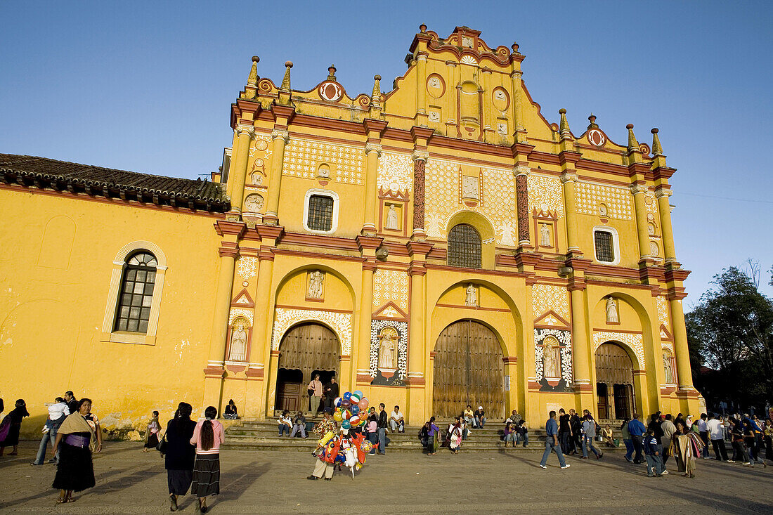Cathedral (16th century),  San Cristobal de las Casas,  Chiapas,  Mexico