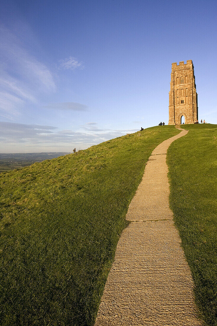 Glastonbury Tor,  Somerset,  England,  UK