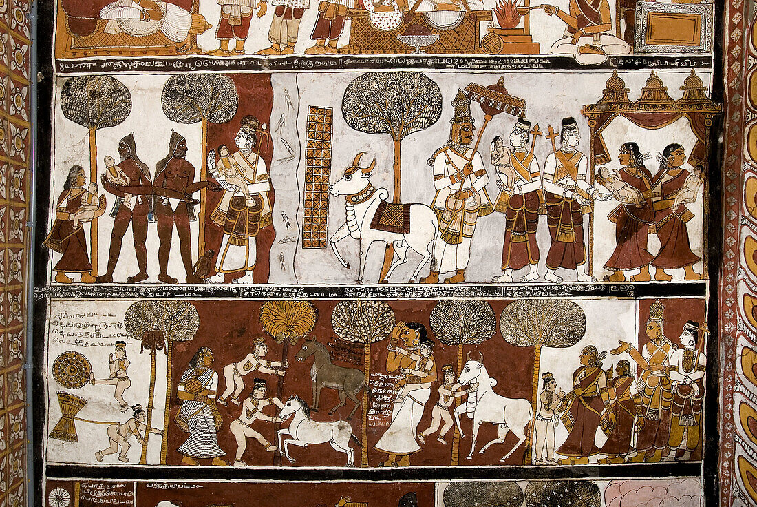 Close up, Color, Colour, India, Interior, Jain, Kanchipuram, Religion, Tamil Nadu, Tamilnadu, V11-825932, agefotostock 