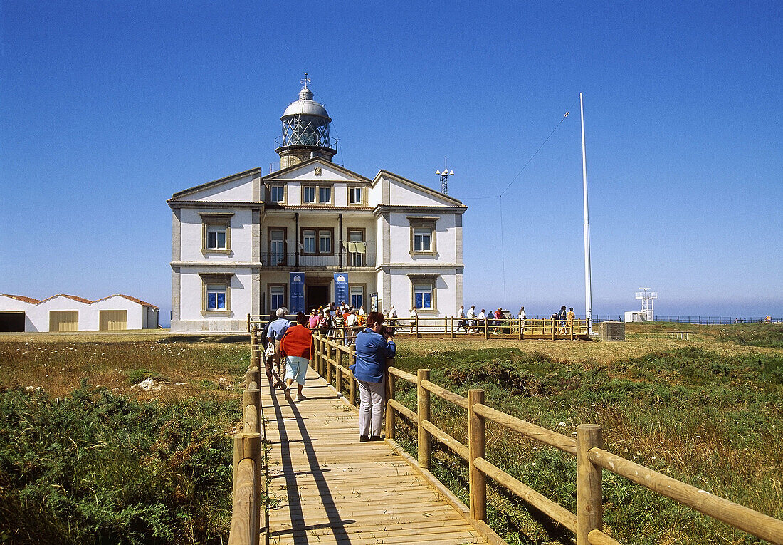 Leuchtturm Cabo Peñas Provinz Asturien Spanien