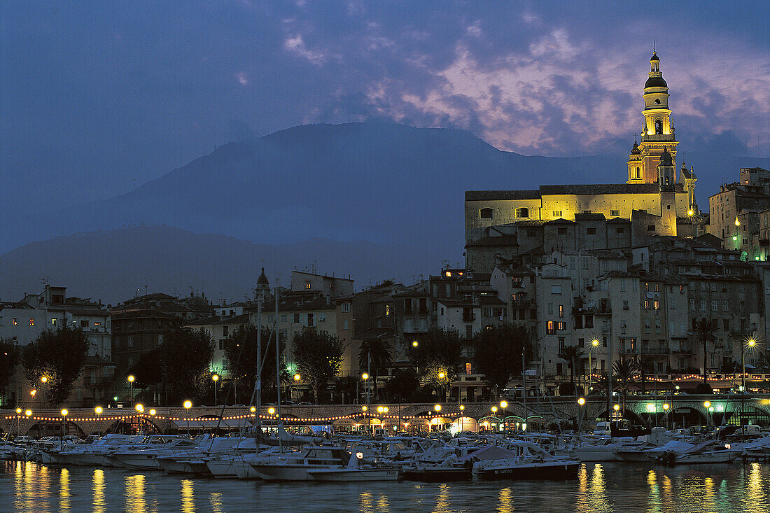 Old port,  Menton. Alpes-Maritimes,  French Riviera,  Côte d´Azur,  France