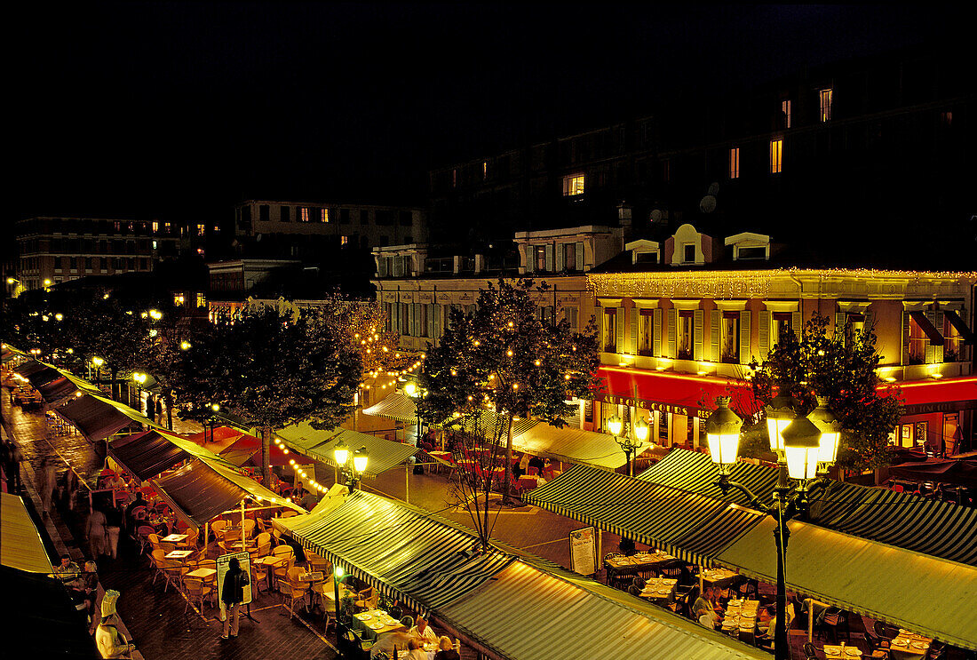 Cours Saleya,  Nice. Alpes-Maritimes,  French Riviera,  Côte d´Azur,  France