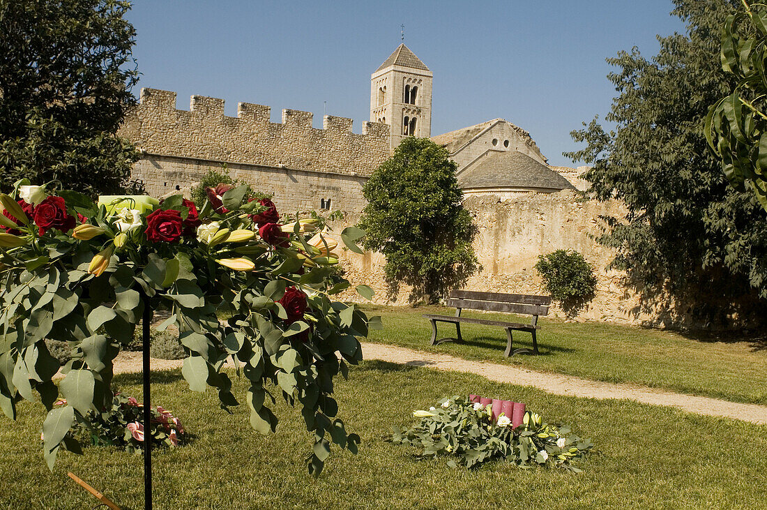 St Mary´s monastery,  Vilabertran. Alt Emporda,  Girona province,  Catalonia,  Spain