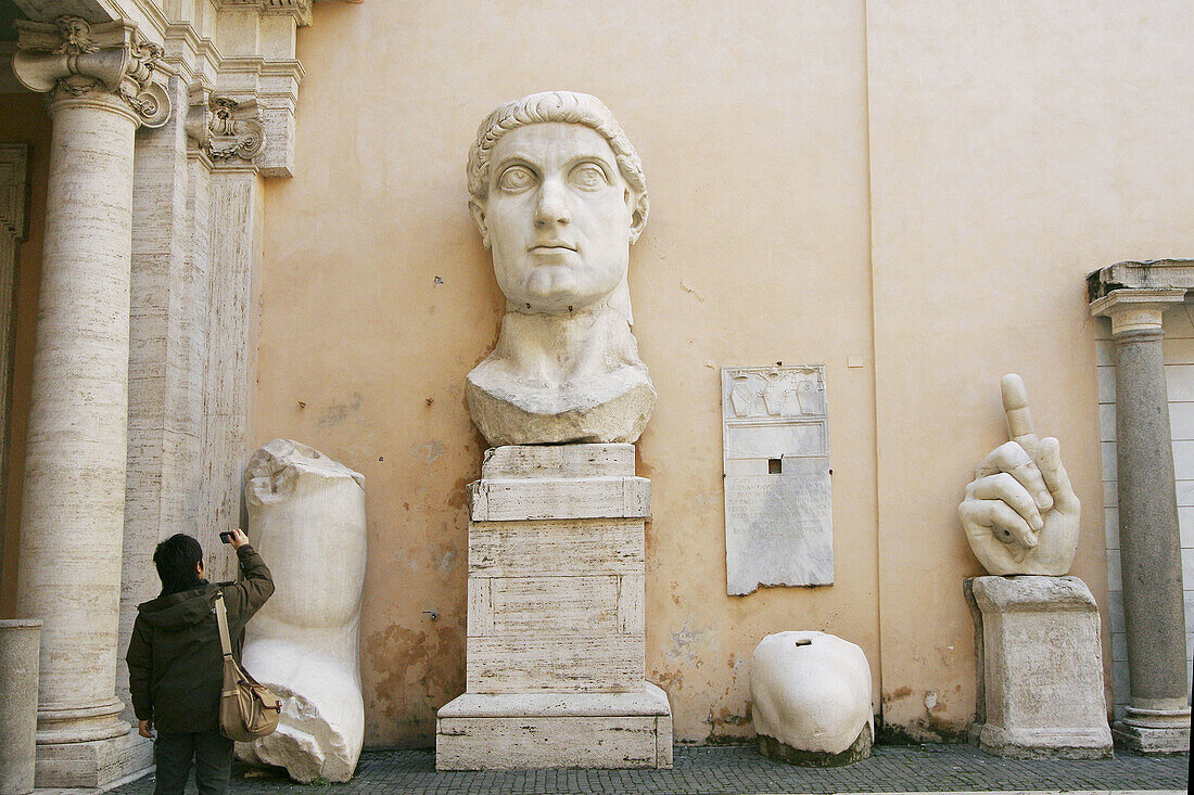 Emperador Constantino,  Museo Capitolino,  Roma