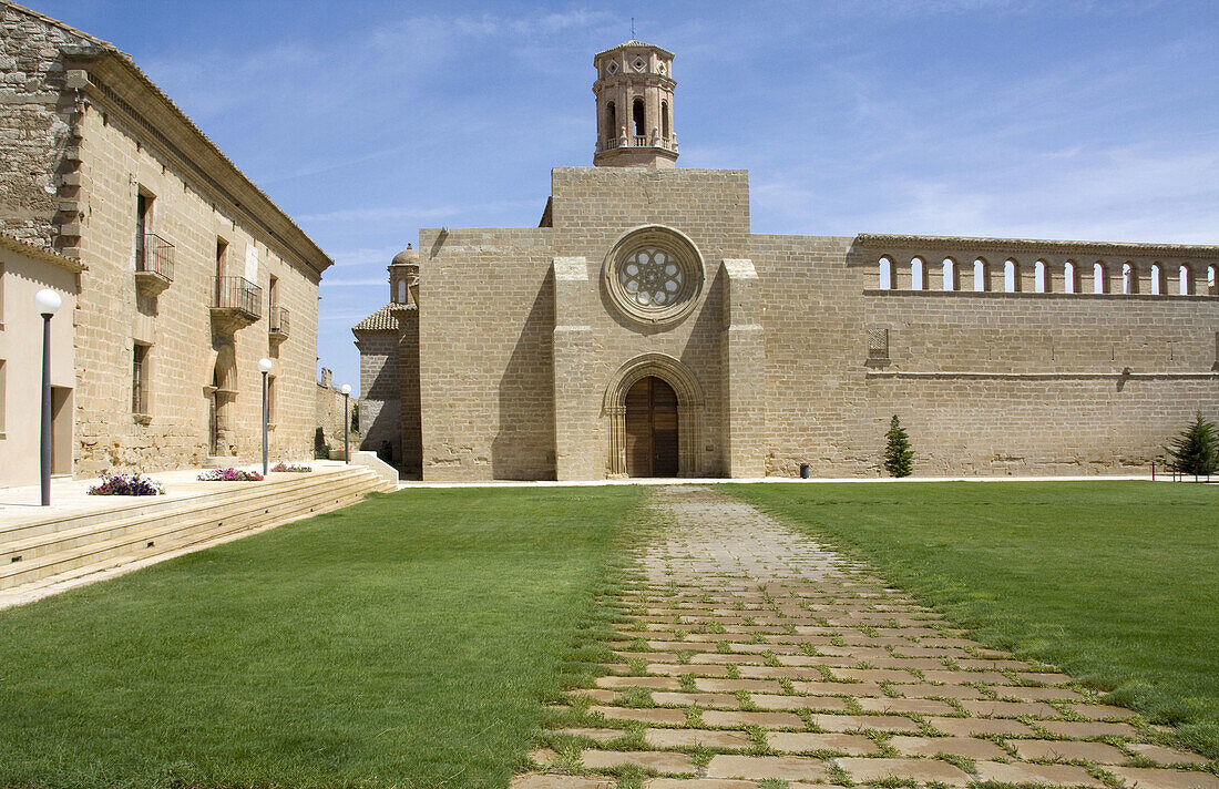 Monasterio de Rueda,  Monastery,  Hotel,  Sastago,  Ebro Valley,  Aragon,  Spain,  Europe