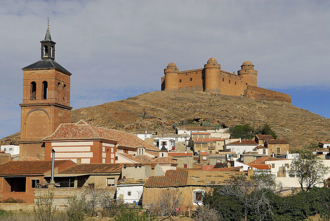 La Calahorra. XVI century castle. Marquis of Zenete. Granada province. Andalusia. Spain