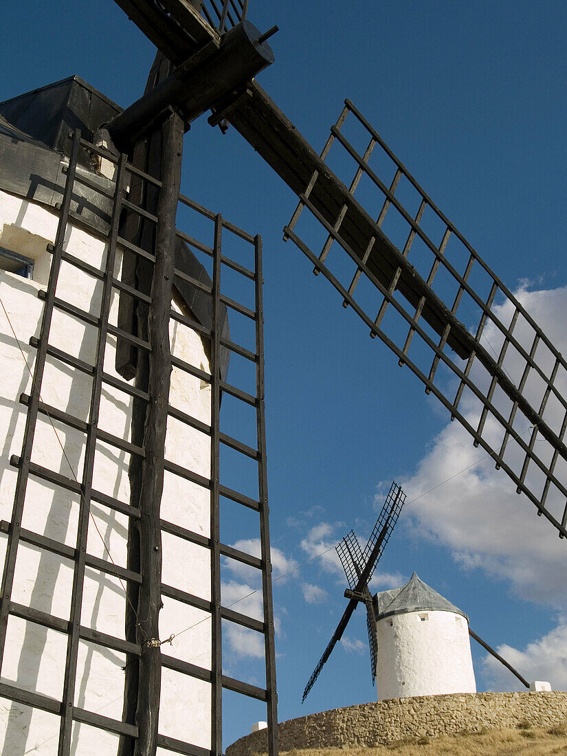 Windmills,  Consuegra. Toledo province,  Castilla-La Mancha,  Spain