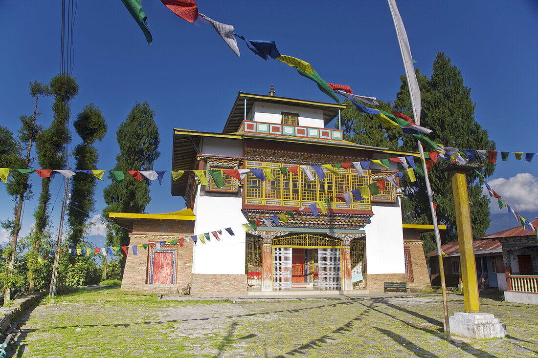 India,  Sikkim,  Ravangla Rabongla,  Ralang,  Old Ralang Gompa