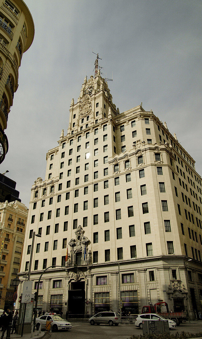 La Gran Vía (Telefónica). Madrid,  España.